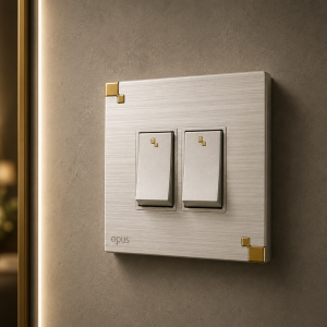 OPUS Tuly 2 Gang 1 Way Switch