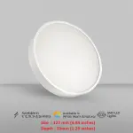 Surface Panel Light 18Watt Ceiling Led Light Round Shape And Square Shape 18Watt Surface Light High Quality Panel Light - Light